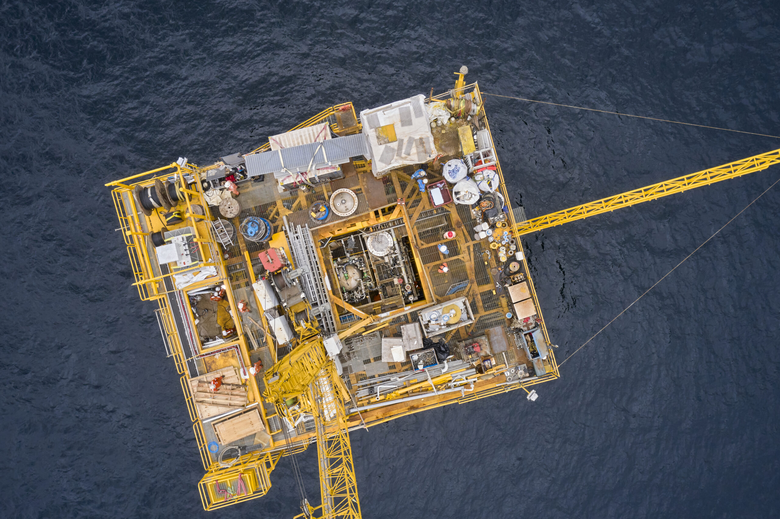 Platform seen from above in Congo 